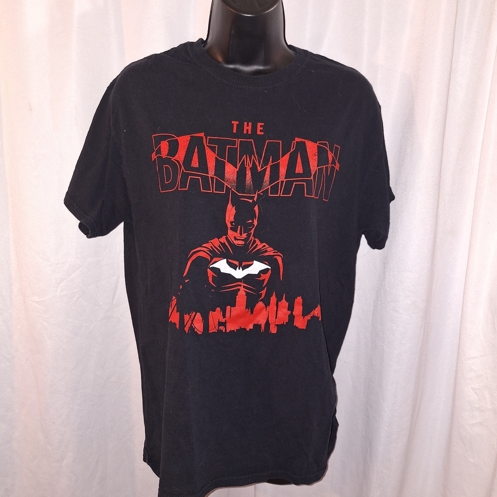 Batman Black and Red Short Sleeve Tee